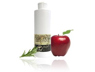 apple cider vinegar hair rinse